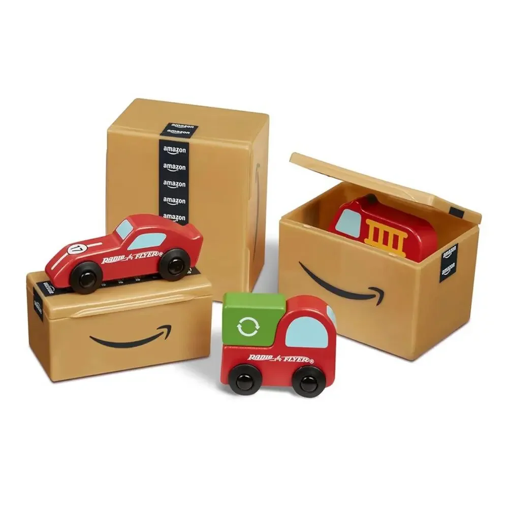 NEW Radio Flyer Amazon Delivery Van Toddler Ride On Toy with Packages Ages 2+ - Picture 4 of 4